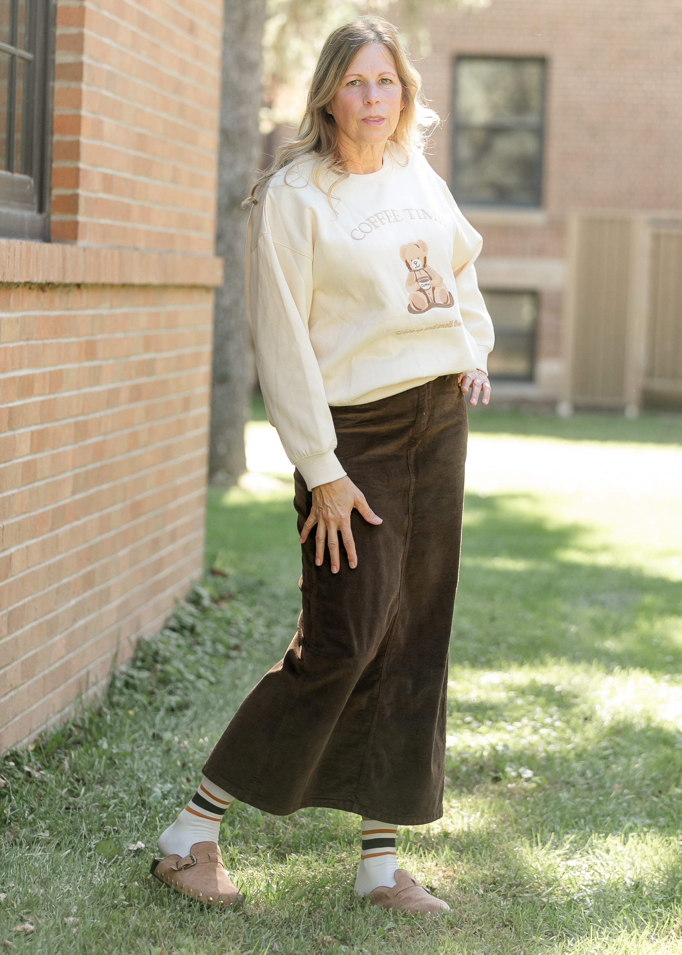 Stella Maxi Corduroy Skirt - FINAL SALE